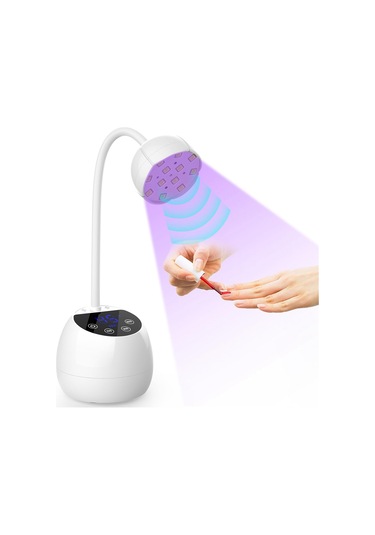 Xurunkeji Jel Tırnaklar İçin 36w Mini Uv Işıklı Kablosuz Uv Led Tırnak Lambası, Akıllı Sensör Ve 4 Zamanlayıcı İle Şarj Edilebilir Tırnak Kurutucuları