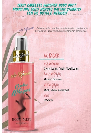 Eda Taşpınar Careless Whisper Body Mist Vücut Spreyi 200 ML