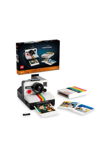 LEGO® Ideas Polaroid OneStep SX-70 Kamera 21345-Yetişkinler için Dekoratif ve Sergilenebilir Model Yapım Seti - 516 Parça