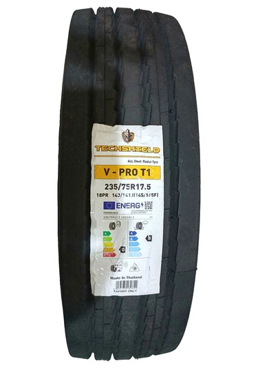 235/75 R17.5 143j 18pr Vpro T1 Düz M+s Techshıeld, 2025 Tayland Üretim