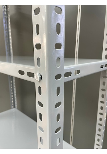 Uzman Grup Raf Çelik Raf-5 Raflı 2Metre 59X60 Çelik Raf-Depo Rafı Galvaniz