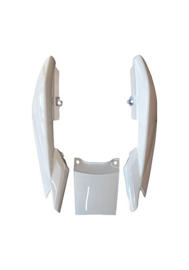 Yamaha Ybr-k Esd Sağ Sol Sele Altı Arka Stop Üstü Takım Beyaz