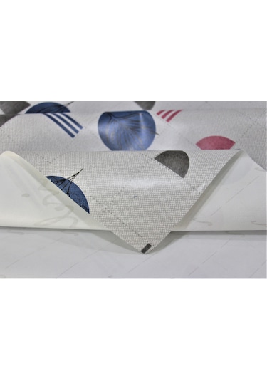 Elyaf Astarlı Silinebilir Pvc Muşamba Masa Örtüsü C134-1clbrgeo-pembe