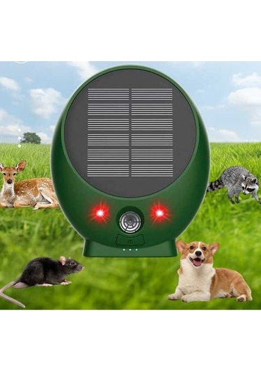 Wondernest Ultrasonik Suya Dayanıklı Solar Mekanik Sinek Kovucu, Hayvan Dışı Dayanıklı Fl