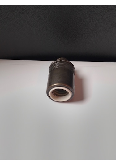 Orgun Dekoratif E14 Düz Eskitme Metal Duy 10'lu