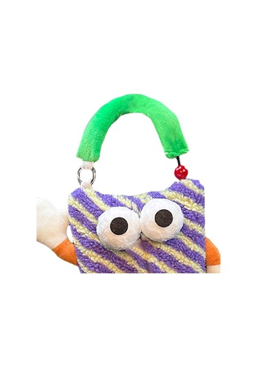 Suntek Magideal Peluş Karikatür Araba Doku Tutucu Yaratıcı Menekşe