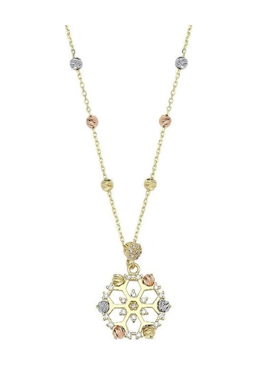 Altınbaş Altın Kar Tanesi Kolye Klbr0151-25359