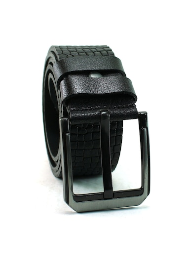 Mentor Regalo Deri Kemer Siyah Spor Desenli 81061
