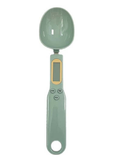 Dancemonkey Elektronik Kaşık Ölçeği Ev Terazi 500 Gr/0,1 Açık Yeşil, Pratik Tasarım Açık Yeşil