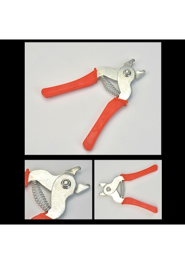 Konesam Kırmızı Kafes Tamir Aleti M Tipi Çivi Kırıcı - 165mm, 143g - Tavuk/koyun Kafesi İçin Pratik Kanca