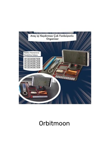 Yeni Seri Kaydırmaz Numaratör Çizdirmez Çok Fonksiyonlu Araç İçi Torpido Telefon Tutucu