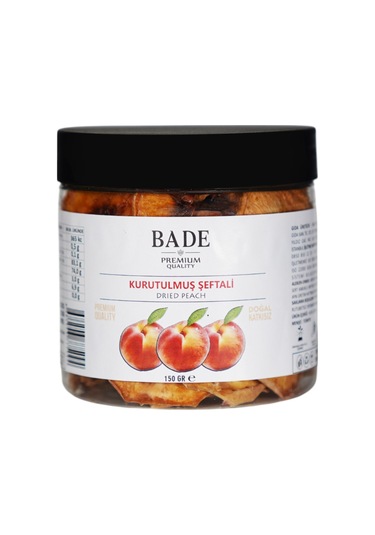 Şeftali Kuru Meyve Cipsi - Şekersiz Katkısız Doğal Sağlıklı Atıştırmalık 150 Gr. 150 G