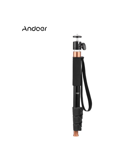 Teltree Andoer Tp-148 Aluminyum Monopod/mikrofon Çubuğu 35.3-94.6cm Yüksekliği Ayarı 5kg Maksimum Yük Taşıma - Dslr Kameralar Ve Mikrofonlar İçin