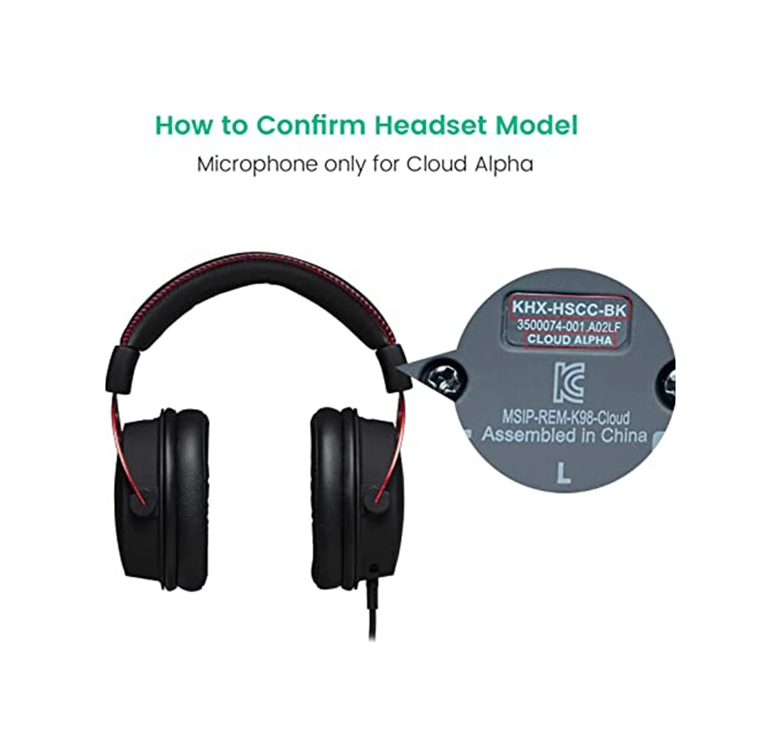 Sones Hyperx Cloud Alpha S İçin Zs0201 Bilgisayar Kulaklığı Yedek Mikrofonu