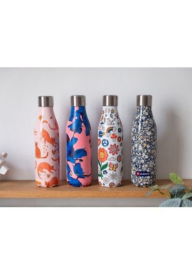 Les Artistes Paris Isı Yalıtımlı Çelik Termos Matara 500ml Licorne Night