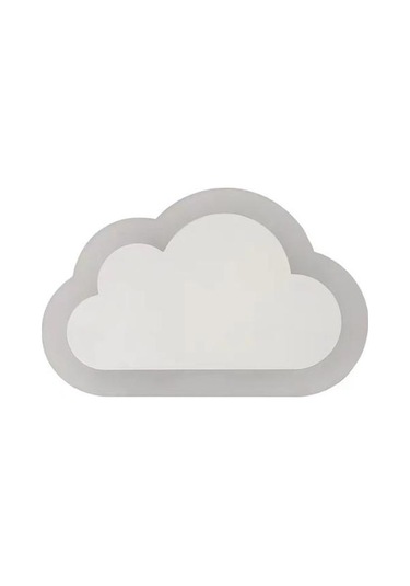 Modern Bulut Duvar Lambası Yumuşak Sıcak/beyaz Işık Göz Koruması Başucu Plug-in Gece Lambası A White Light Diğer