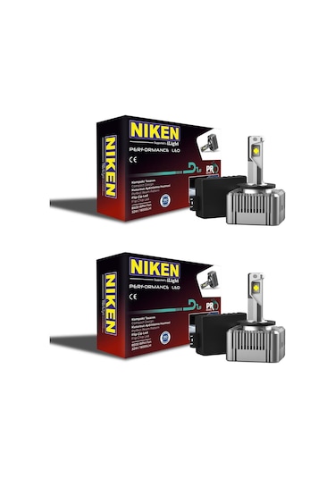 Niken D1s Led Xenon 6500k 8000 Lumen Beyaz Işık 2 Adet