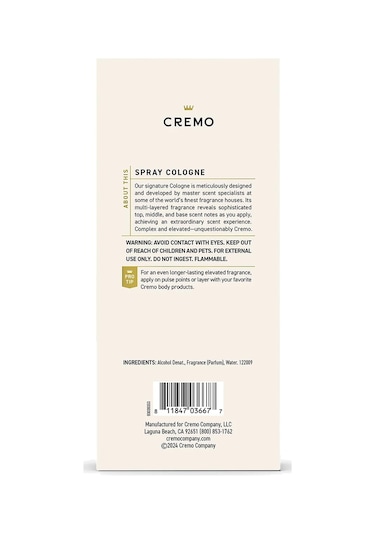Cremo Italian Bergamot Erkek Parfüm EDT 100 ML