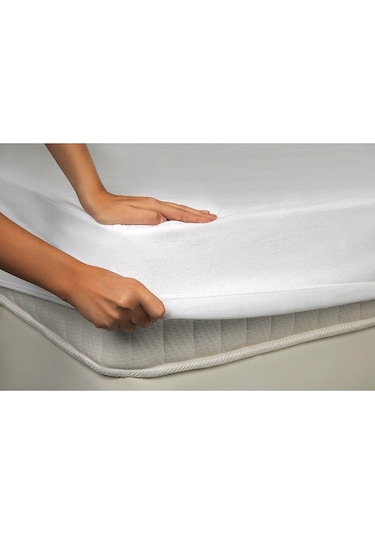 Özdilek Fitted Alez Çift Kişilik Sıvı Geçirmez 160x200 42844 Beyaz