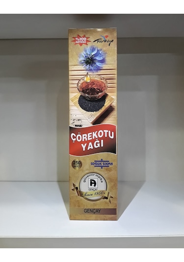 Gençay Soğuk Sıkım Çörek Otu Yağı 250 ML