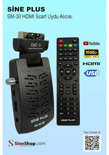 Sine Plus SM30 HD Uydu Alıcısı