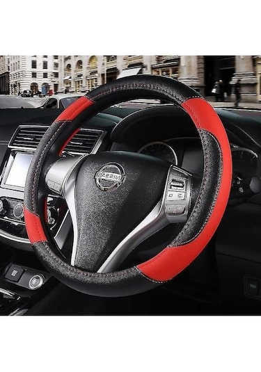 Novahub Dayanıklı Deri Direksiyon Kılıfı - Kaymaz, Konforlu, Şık 36-40cm Uygun Diğer