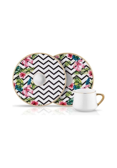 Koleksiyon Sufi Türk Kahvesi 6 Lı Hawaı Asorti Parlak Altın