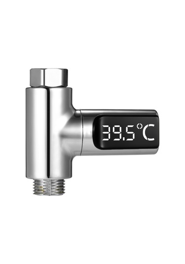 Gajeena Bebek Ve Gençler İçin Led Ekranlı Şişme Su Sıcaklığı Ölçer - Su Basıncı İle Çalışır, Pil Gerektirmez Diğer