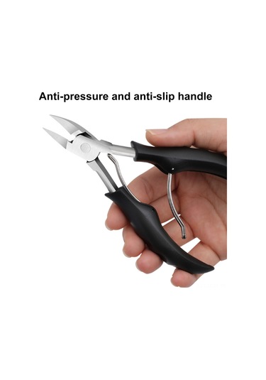 Qingmipy Ince Tırnak Kesiçi, Tırnak Altı Temizleyici, Tırnak Bakımı Aleti, Pas Örtüşmez Çelik, Ergonomik Tutucu, Kırmızı