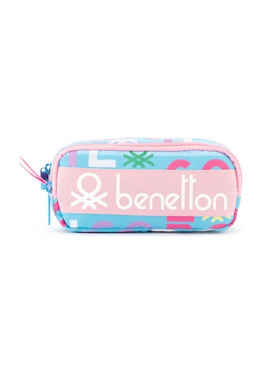 United Colors Of Benetton Retro Kız Çocuk Sırt Çanta Set Turkuaz