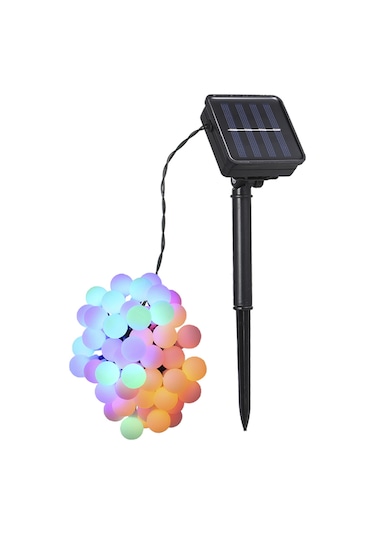 Kosona Güneş Enerjili 50 Led Toplu Işık Zinciri, 8 Aydınlatma Modu, Ip44 Su Geçirmez, 6.9m Uzunluk, Bahçe Dekorasyonu