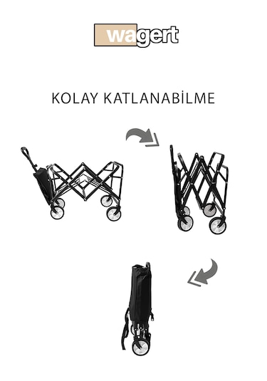 Küçük Çok Amaçlı Katlanır Kamp Piknik Tatil Sahil El Arabası Bahç