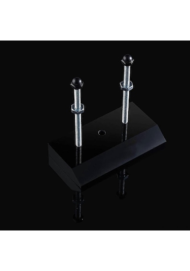 Tenfowee Siyah Akrilik Skateboard Duvar Montajı - Lüks Tip Gösterim Rafı 13x9x1cm Siyah