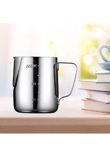 Suntek Magideal Paslanmaz Çelik Süt Dökme Pot Köpürtme Sürahi 350ml