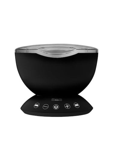 Gajeena Siyah Renkli Kumandalı Deniz Dalgaları Projeksiyon Lambası - Usb Çok Renkli Starry Night Işıklı Hoparlörlü Dinlenme Atmosferi Oluşturucu