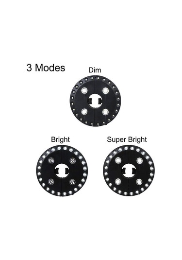 Beyaz Bahçe Şemsiyesi Işığı, 28 Led Işıklı Şemsiye Şemsiye Işığı, Bağımsız Veya Asılı Işık, Işığı Ayarlamak İçin 3 Geçiş Modu Diğer