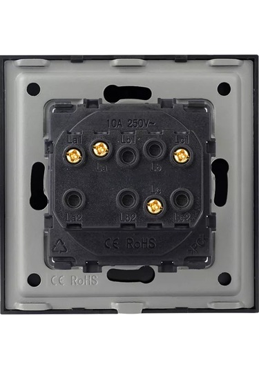 Dealuxx Cam Çerçeveli 2 Tuşlu Anahtar 194480974