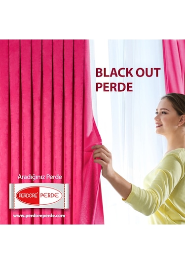Perdore Blackout Karartma Perde Işık Geçirmeyen Perde Fon Perde