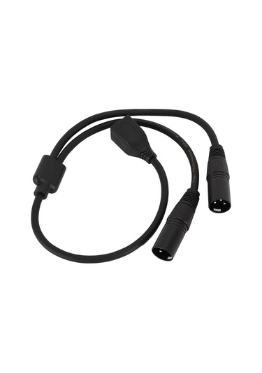 Tenfowee Dmx Sinyal Kablosu, 2 Xlr Erkekden Rj45 Dişeye, Sahne/stüdyo Işık Kontrolü İçin, 0.5m, 22 Awg Bakır Teli İle Dayanıklı
