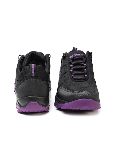 Greyder 00171 Kadın Siyah Mor Su Geçirmez Ayakkabı-13-siyahmor Siyah - Mor