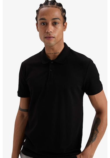 Defacto Defactofit Slim Fit Dar Kesim Polo Yaka Sporcu Pike Kısa Kollu Tişört D9779ax25aubk81 Siyah-bk81 Defacto Defactofit Slim Fit Dar Kesim Polo Yaka Sporcu Pike Kısa Kollu Tişört D9779ax25aubk81 Siyah-bk81