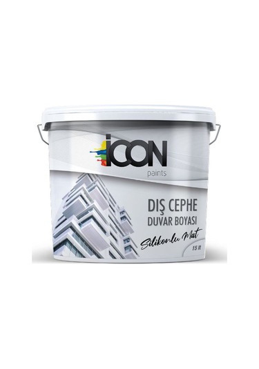 Icon Silikonlu Mat Dış Cephe Boyası 15 Lt.