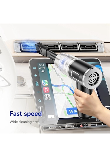 Amigaelegant Kablosuz Elektrikli Süpürge Küçük El Tipi Ev Elektrikli Süpürgesi Siyah