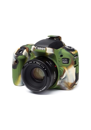Easycover Canon 760D Silikon Kılıf Ecc760Dc (Kamuflaj)