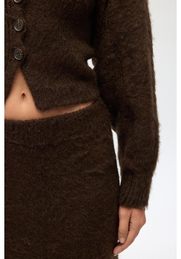 Vintera Kahve Üçlü Triko Takım Kahve