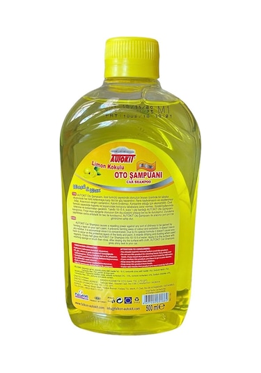 Limonlu Oto Şampuan 2 x 500 ML
