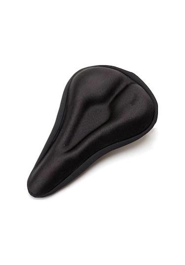 Bisiklet Yumuşak Dolgulu Jel Rahat Koltuk Sele Kılıfı - Siyah