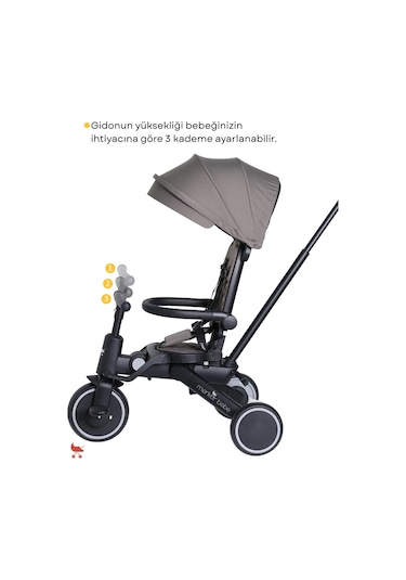 Merkür Bebe Hawk Üç Tekerlekli Bebek Ve Çocuk Bisikleti Yeşil Yeşil