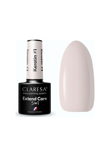 Claresa Keratin 5in1 Renkli Base Coat Nude Pembe Serisi 01 - 5g
