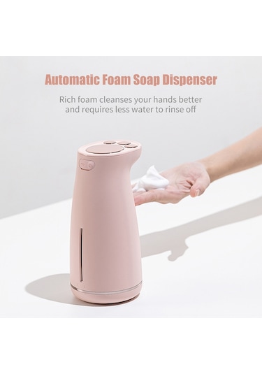 300 Ml Kedi Pençesi Şekilli Otomatik Köpük Sabunluk,beyaz Beyaz